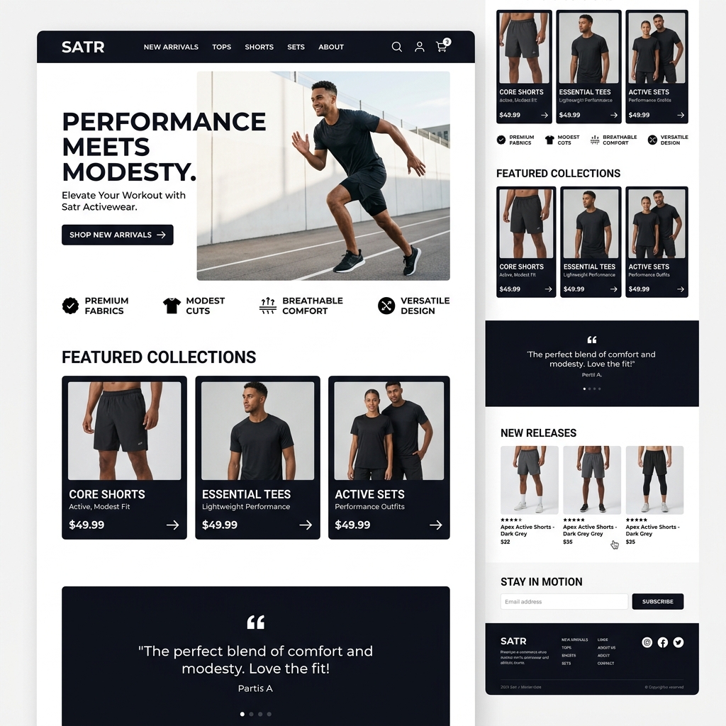 Satr website screenshot