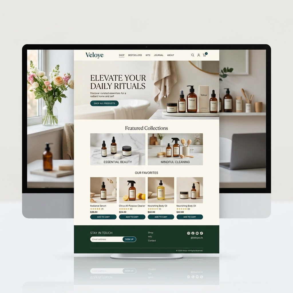 Veloye website screenshot